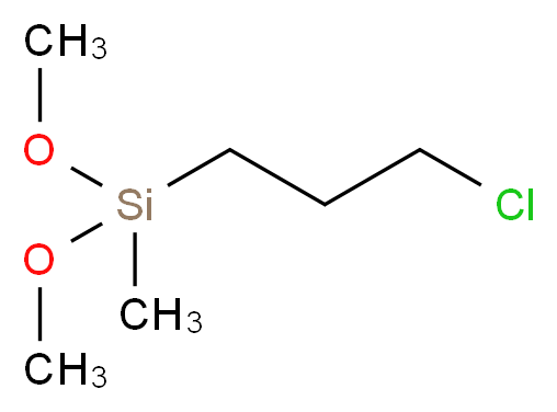 (3-chloropropyl)dimethoxymethylsilane_分子结构_CAS_18171-19-2
