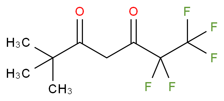 1,1,1,2,2-Pentafluoro-6,6-dimethyl-3,5-heptanedione_分子结构_CAS_2145-68-8)