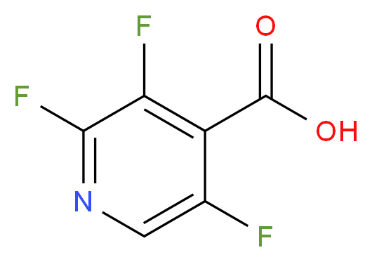 2,3,5-三氟吡啶-4-羧酸_分子结构_CAS_675602-91-2)