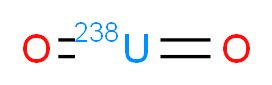 238UO2 (V encapsulated) (Nuclear Reference Materials)_分子结构_CAS_12143-25-8)