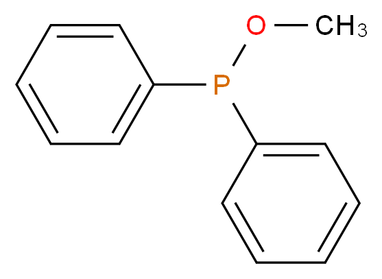 methyl diphenylphosphinite_分子结构_CAS_4020-99-9