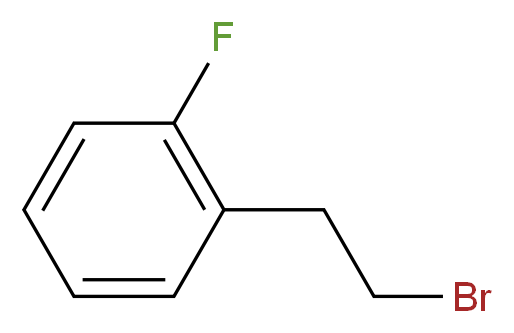 2-氟苯乙基溴_分子结构_CAS_91319-54-9)