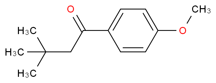 1-(4-Methoxyphenyl)-3,3-dimethylbutane-1-one_分子结构_CAS_85157-92-2)