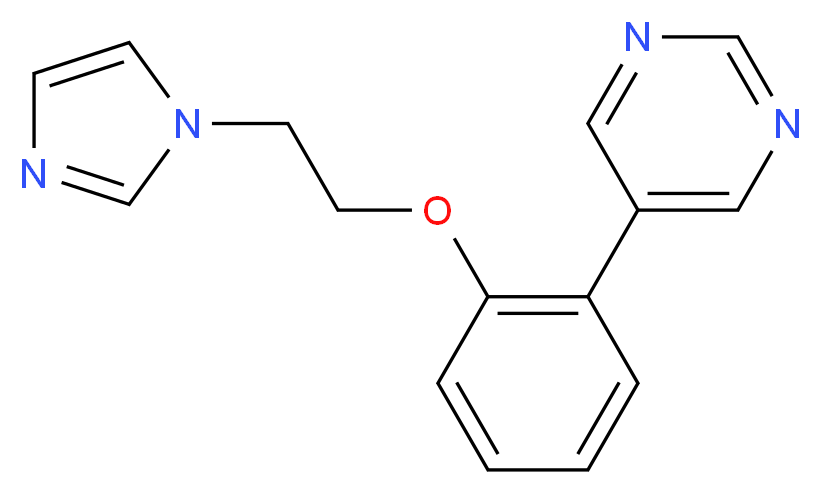 5-{2-[2-(1H-imidazol-1-yl)ethoxy]phenyl}pyrimidine_分子结构_CAS_)