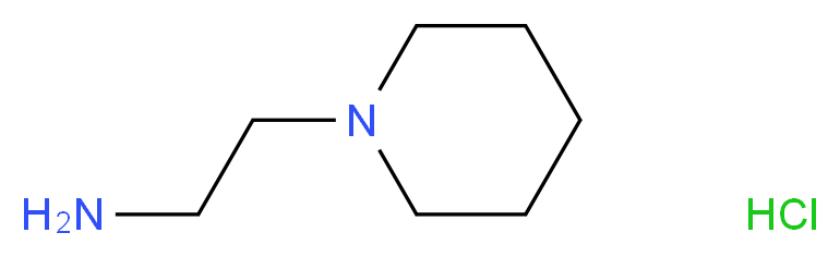 1-(2'-Aminoethyl)-piperidine hydrochloride_分子结构_CAS_27578-60-5)