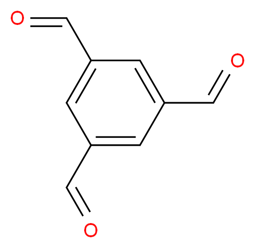 benzene-1,3,5-tricarbaldehyde_分子结构_CAS_3163-76-6