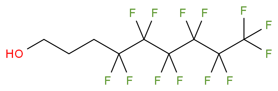 4,4,5,5,6,6,7,7,8,8,9,9,9-tridecafluorononan-1-ol_分子结构_CAS_80806-68-4