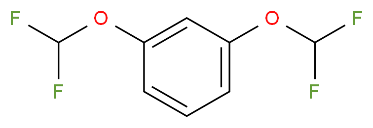 1,3-Bis(difluoromethoxy)benzene 97%_分子结构_CAS_22236-12-0)