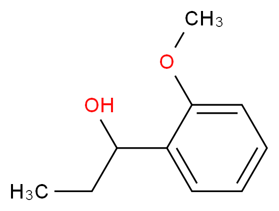 1-(2-methoxyphenyl)propan-1-ol_分子结构_CAS_7452-01-9