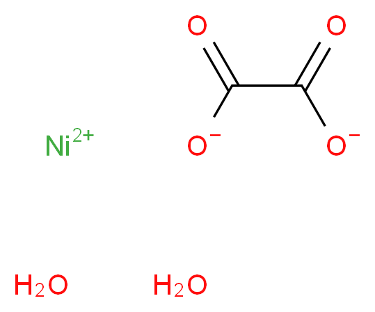 草酸镍(II)二水合物_分子结构_CAS_6018-94-6)