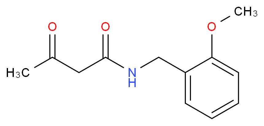 N-(2-methoxybenzyl)-3-oxobutanamide_分子结构_CAS_331713-77-0)