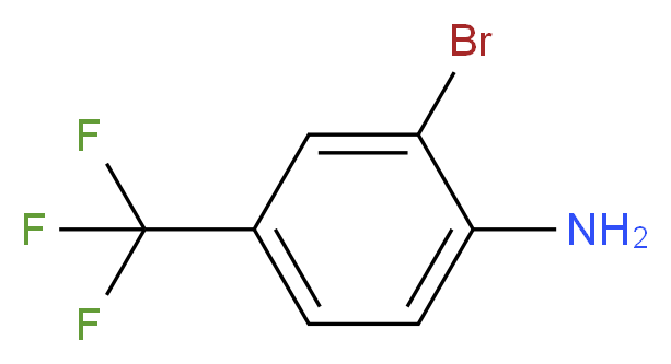 4-氨基-3-溴三氟甲苯_分子结构_CAS_57946-63-1)