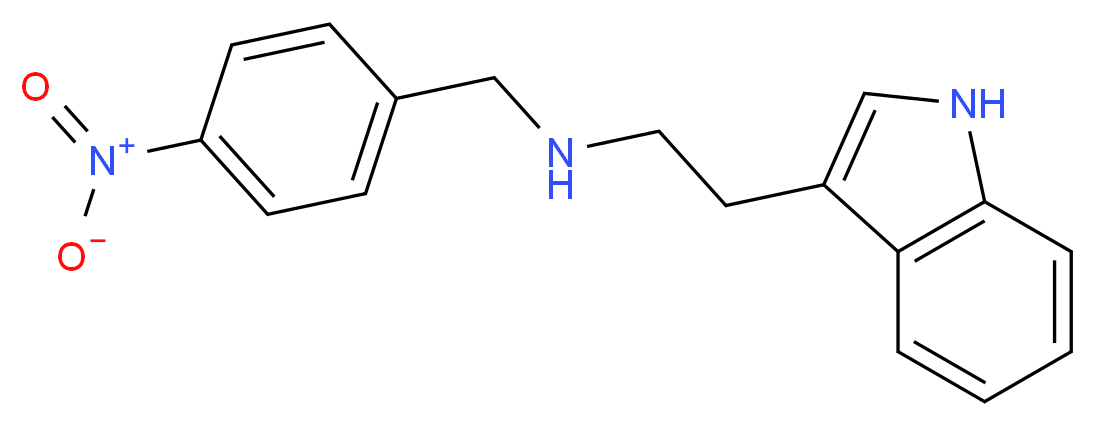 2-(1H-indol-3-yl)-N-(4-nitrobenzyl)ethanamine_分子结构_CAS_355815-83-7)