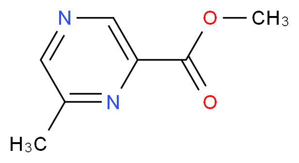 methyl 6-methylpyrazine-2-carboxylate_分子结构_CAS_41110-38-7