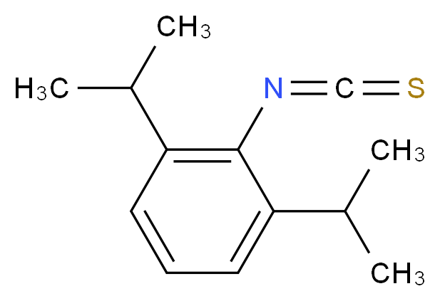 2,6-二异丙基苯基异硫氰酸酯_分子结构_CAS_25343-70-8)