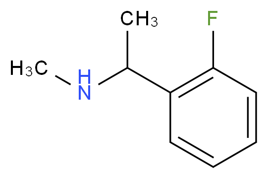[1-(2-fluorophenyl)ethyl](methyl)amine_分子结构_CAS_926213-41-4