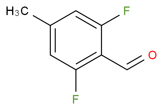 2,6-difluoro-4-methylbenzaldehyde_分子结构_CAS_1201597-22-9