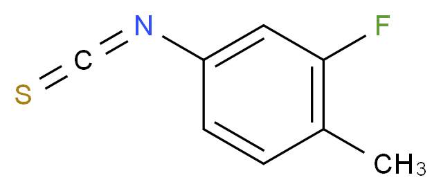 2-fluoro-4-isothiocyanato-1-methylbenzene_分子结构_CAS_143782-23-4)