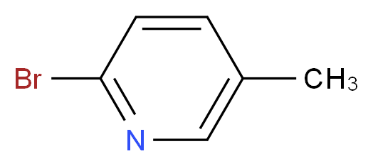 2-bromo-5-methylpyridine_分子结构_CAS_3510-66-5