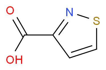 Isothiazole-3-carboxylic acid 97%_分子结构_CAS_4576-90-3)