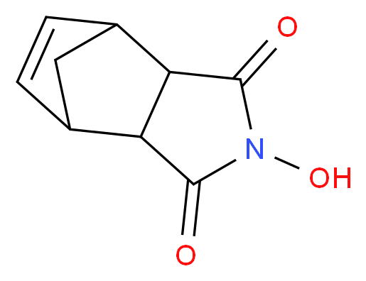 N-HYDROXY-5-NORBORNENE-2,3-DICARBOXIMIDE_分子结构_CAS_21715-90-2)
