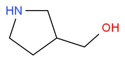 pyrrolidin-3-ylmethanol_分子结构_CAS_5082-74-6