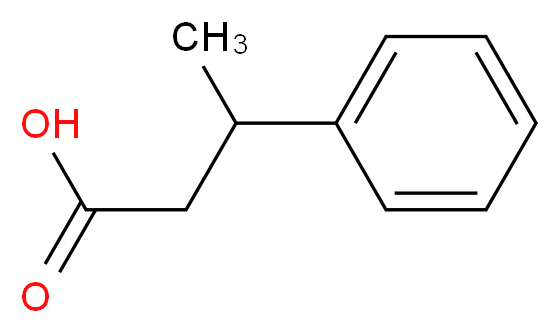 (±)-3-苯基丁酸_分子结构_CAS_4593-90-2)