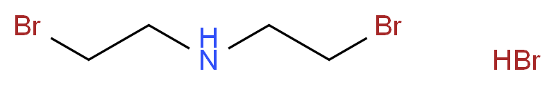 bis(2-bromoethyl)amine hydrobromide_分子结构_CAS_43204-63-3