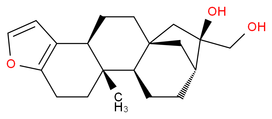 (1S,4S,12S,13R,16R,17R)-17-(hydroxymethyl)-12-methyl-8-oxapentacyclo[14.2.1.0^{1,13}.0^{4,12}.0^{5,9}]nonadeca-5(9),6-dien-17-ol_分子结构_CAS_469-83-0