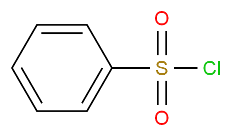 benzenesulfonyl chloride_分子结构_CAS_98-09-9