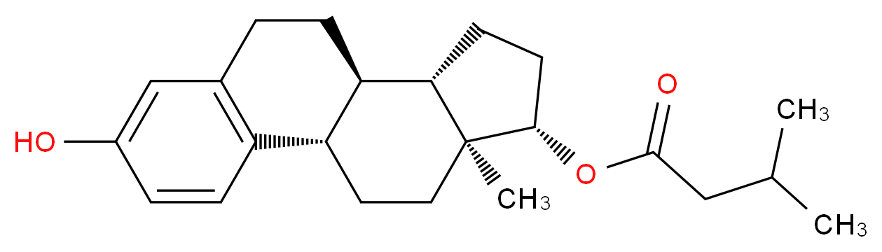 (1S,10R,11S,14S,15S)-5-hydroxy-15-methyltetracyclo[8.7.0.0<sup>2</sup>,<sup>7</sup>.0<sup>1</sup><sup>1</sup>,<sup>1</sup><sup>5</sup>]heptadeca-2(7),3,5-trien-14-yl 3-methylbutanoate_分子结构_CAS_869627-83-8