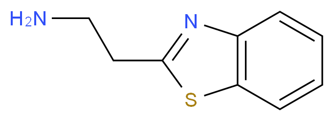 2-(1,3-benzothiazol-2-yl)ethan-1-amine_分子结构_CAS_82928-10-7