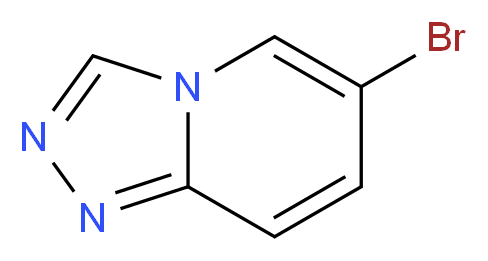 6-Bromo-[1,2,4]triazolo[4,3-a]pyridine_分子结构_CAS_)