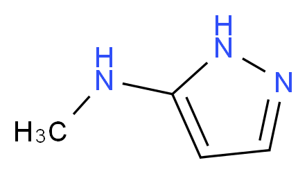 N-methyl-1H-pyrazol-5-amine_分子结构_CAS_1037364-03-6