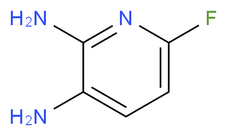6-FLUORO-2,3-PYRIDINEDIAMINE_分子结构_CAS_60186-26-7)