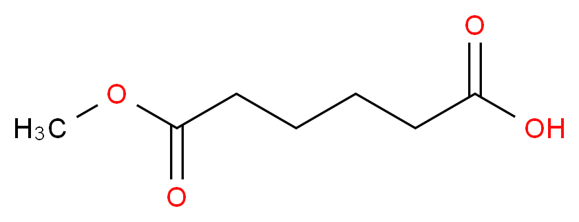 Monomethyl adipate_分子结构_CAS_627-91-8)