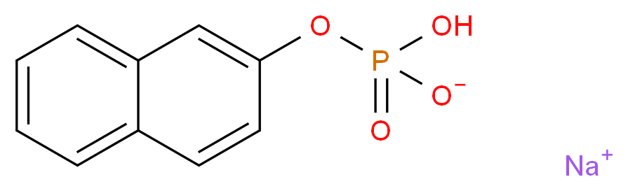 2-萘基磷酸酯 钠盐_分子结构_CAS_14463-68-4)