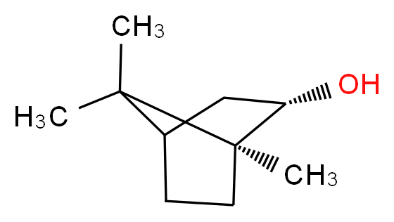 (1S,2S)-1,7,7-trimethylbicyclo[2.2.1]heptan-2-ol_分子结构_CAS_464-45-9