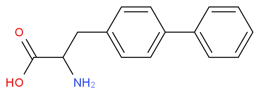 2-amino-3-(4-phenylphenyl)propanoic acid_分子结构_CAS_63024-23-7