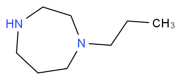 1-propyl-1,4-diazepane_分子结构_CAS_)