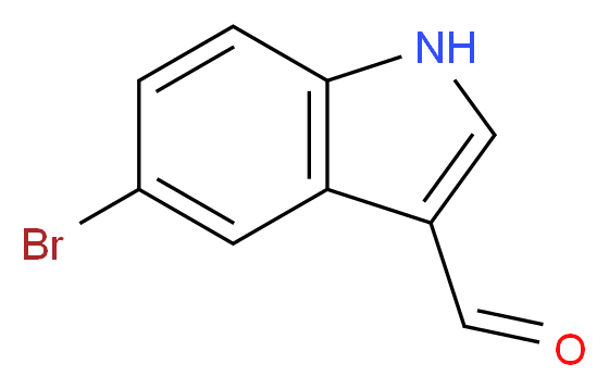 5-Bromo-3-formylindole_分子结构_CAS_877-03-2)