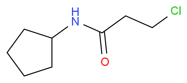 3-Chloro-N-cyclopentylpropanamide_分子结构_CAS_)