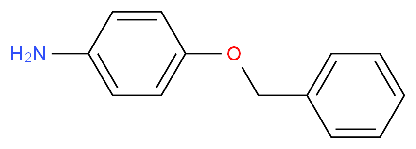 4-Benzyloxyaniline_分子结构_CAS_)