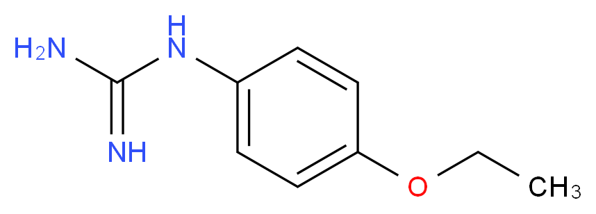 N-(4-ethoxyphenyl)guanidine_分子结构_CAS_48138-07-4)