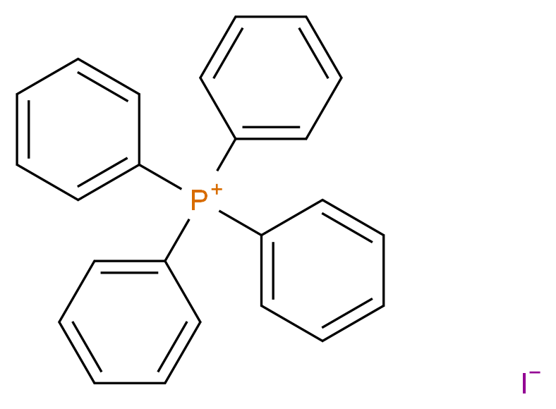 四苯基碘化磷鎓_分子结构_CAS_2065-67-0)