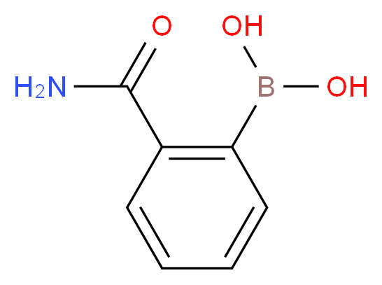 2-Aminocarbonylphenylboronic acid_分子结构_CAS_380430-54-6)