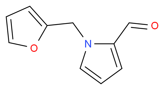 1-(furan-2-ylmethyl)-1H-pyrrole-2-carbaldehyde_分子结构_CAS_)