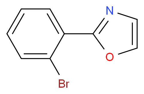 2-(2-bromophenyl)-1,3-oxazole_分子结构_CAS_)