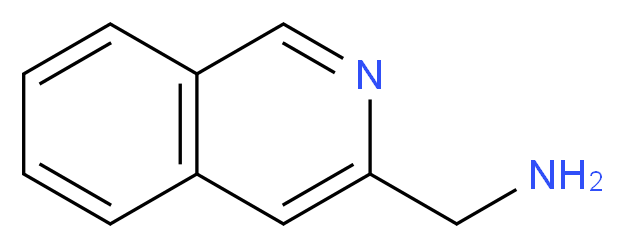 Isoquinolin-3-ylmethanamine_分子结构_CAS_132833-03-5)