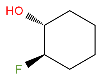 反式-2-氟环己醇_分子结构_CAS_656-60-0)